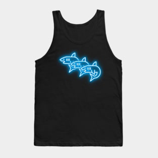 Neon Sharks Tank Top